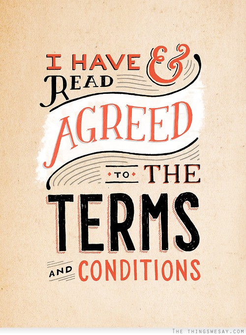 Agreed Terms and Conditions 