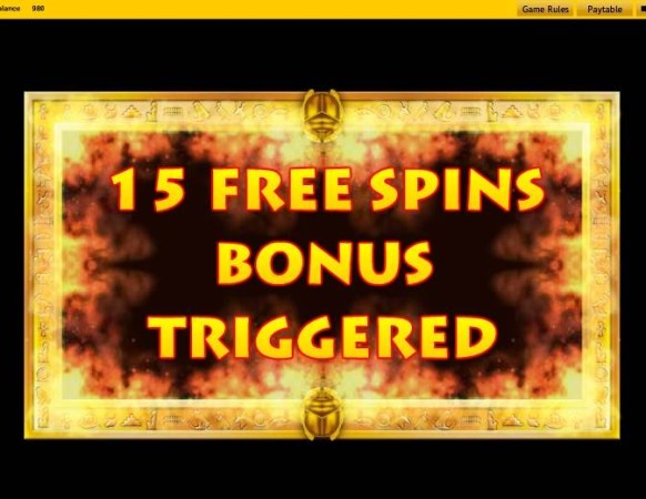 Cleopatra Slot by IGT – Extra Spins Triggered