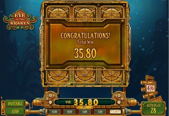 Eye of the Kraken by Play’n GO – Extra Spins Winnings