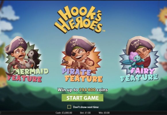 Hook’s Heroes Slot by NetEnt – Intro