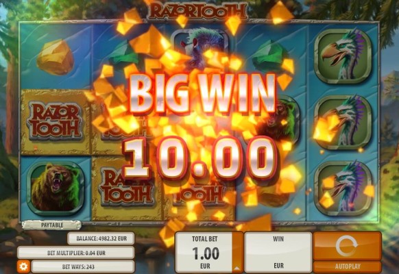 Razortooth Slot by Quickspin – Big Win