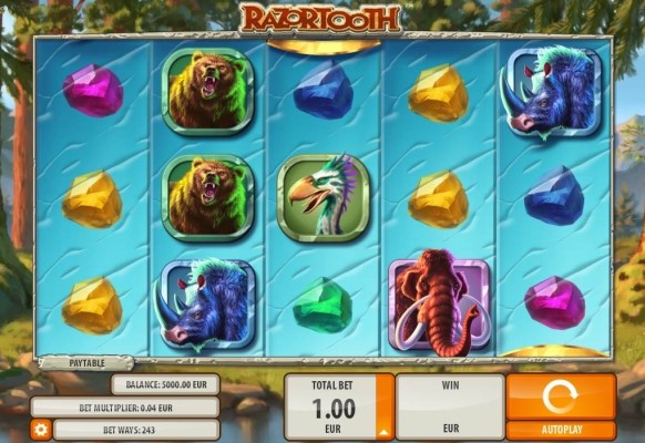 Razortooth Slot by Quickspin – Gameplay