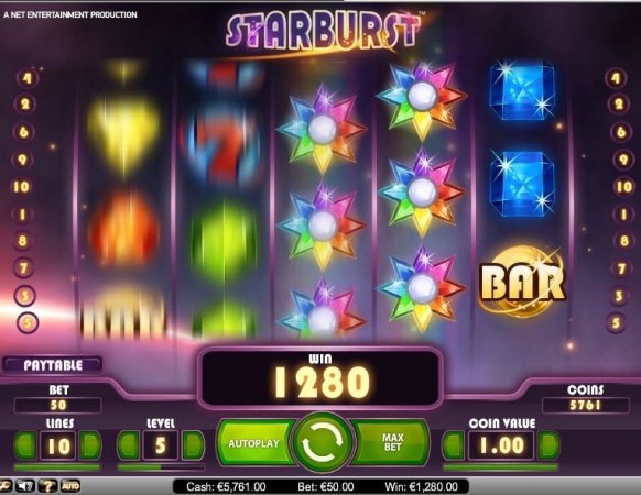 Starburst Slot by NetEnt – Expanding Wilds