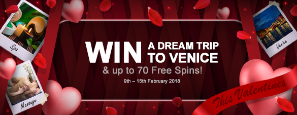 Win A Trip To Venice at VideoSlots This Valentine’s Day